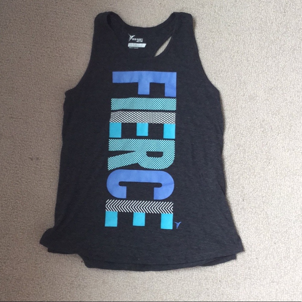 Fierce racer back tank top